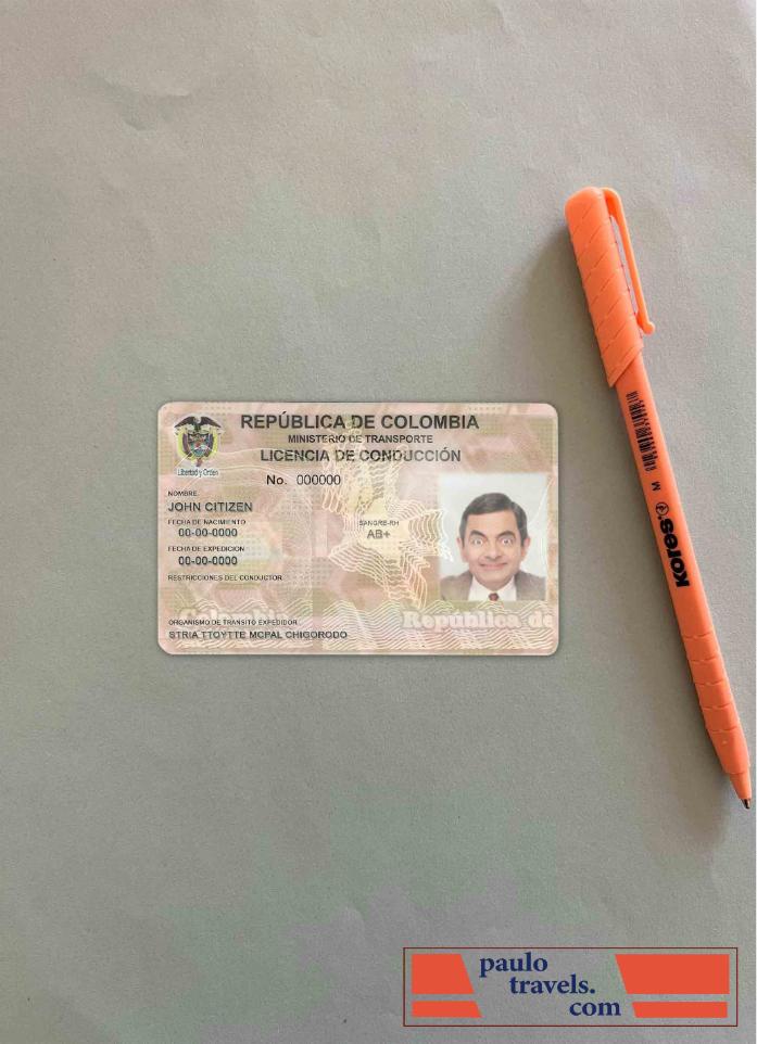 Colombia DL photolook FRONT PSD template